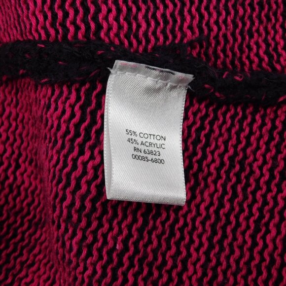 CJ Banks Sweater Women 1x Purple 3/4 Sleeve Cowl Neck Button Up Pockets Cozy - Picture 8 of 10